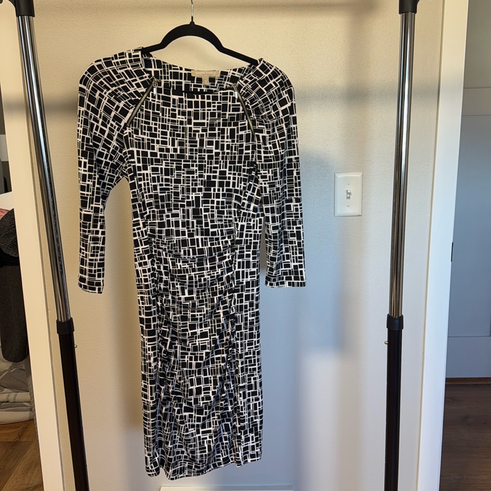 Black and white dress